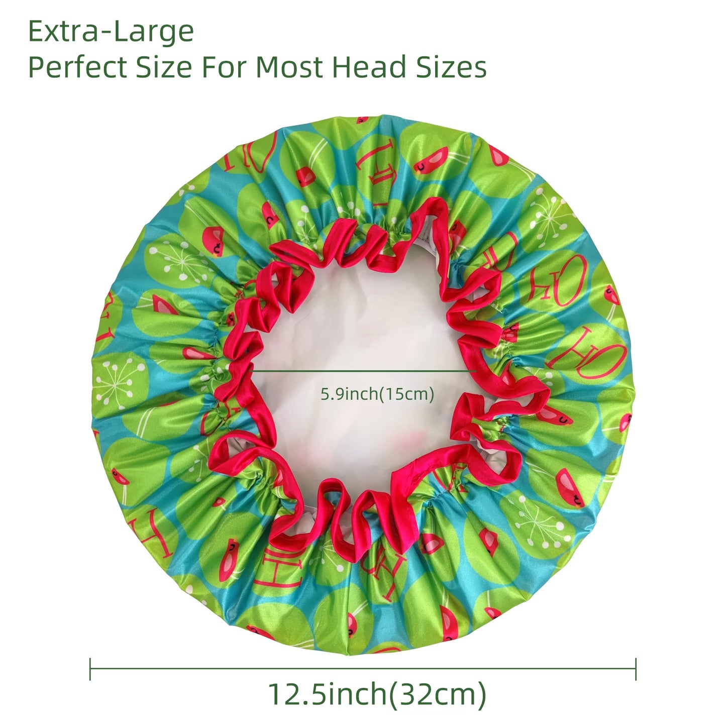 High Quality  Shower Caps Polyester Satin Double