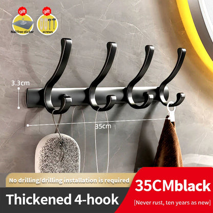 YUNJIEYA Black/White/Gun Grey Door hooks Clothes