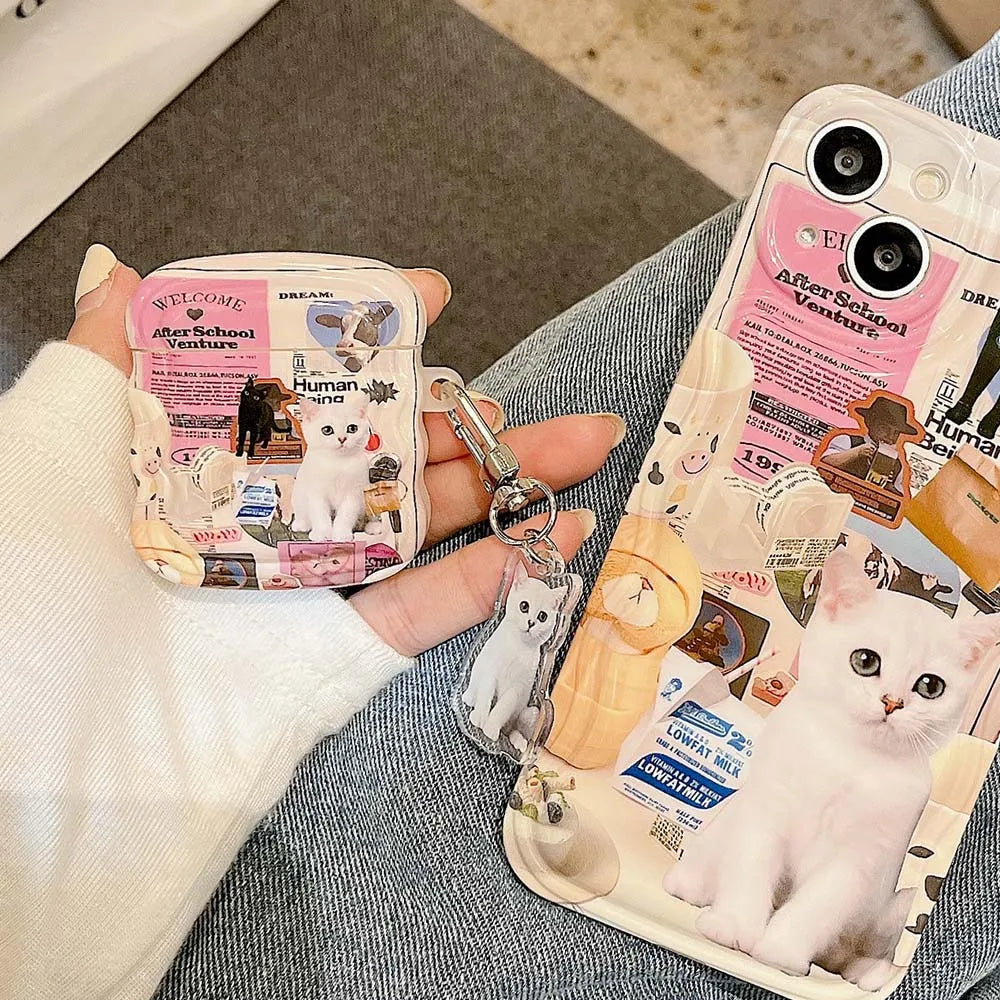 For Airpods 1 2 Pro 2 Earphone Case Creative Cute