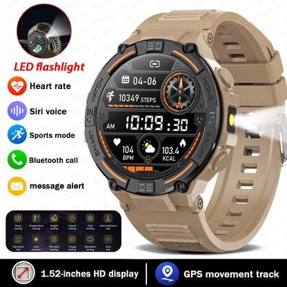 Smartwatch Military Men 360*360 HD Screen
