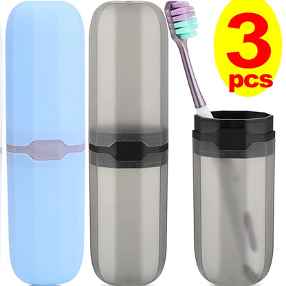 Travel Toothbrush Case Holder Plastic Portable