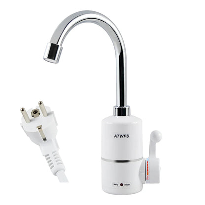 ATWFS Tankless Electric Newest Water Heater Kitchen Instant Hot Water Tap Heater Water Faucet Instantaneous Heater3000w - MyLootWare
