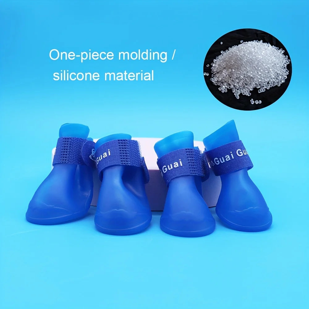 Pet Shoes Cute Pet Dog Shoes Rainproof Puppy Boots