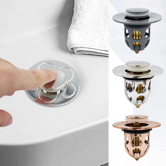 Universal Copper Pop-Up Bounce Core Basin Drain