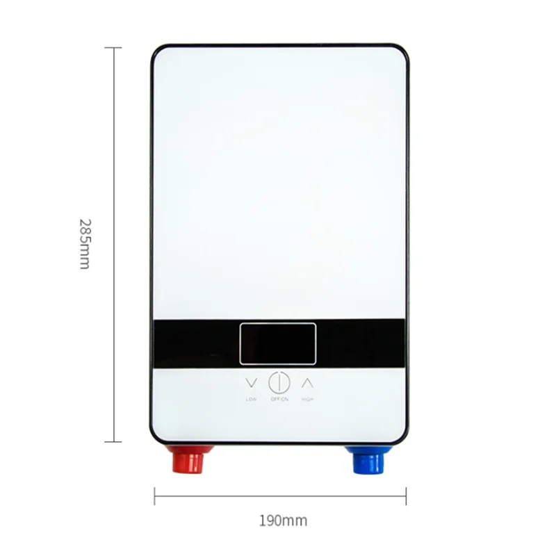 6500w Instant Tankless Water Heater 220v Thermostat Induction Heater Smart Touch Electric Heaters Shower Automatica High Quality - MyLootWare