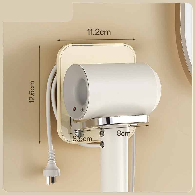 Hair Dryer Holder Rack Wall Mounted Hair