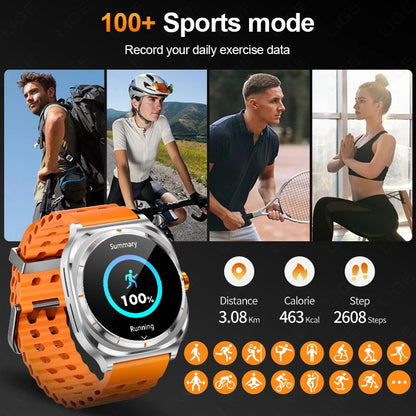 2025 New Smart Watch With 2 in 1 TWS Wireless Headset Bluetooth Call 1.53" AMOLED Screen 400mAh IP67 Waterproof Sport Smartwatch - MyLootWare