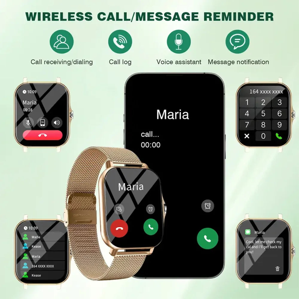 New Smartwatch Android Phone Color Screen Full