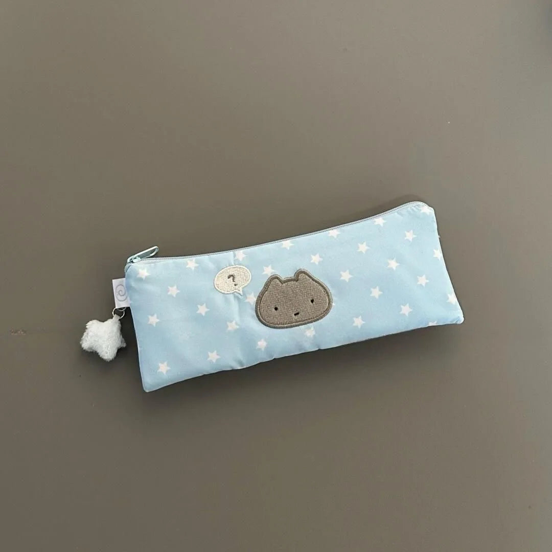 1/3 pcs Cute Stars Pencil Case Mesh Multilayer Pen Bag Multifunctional Large Capacity Stationery Bag School - MyLootWare