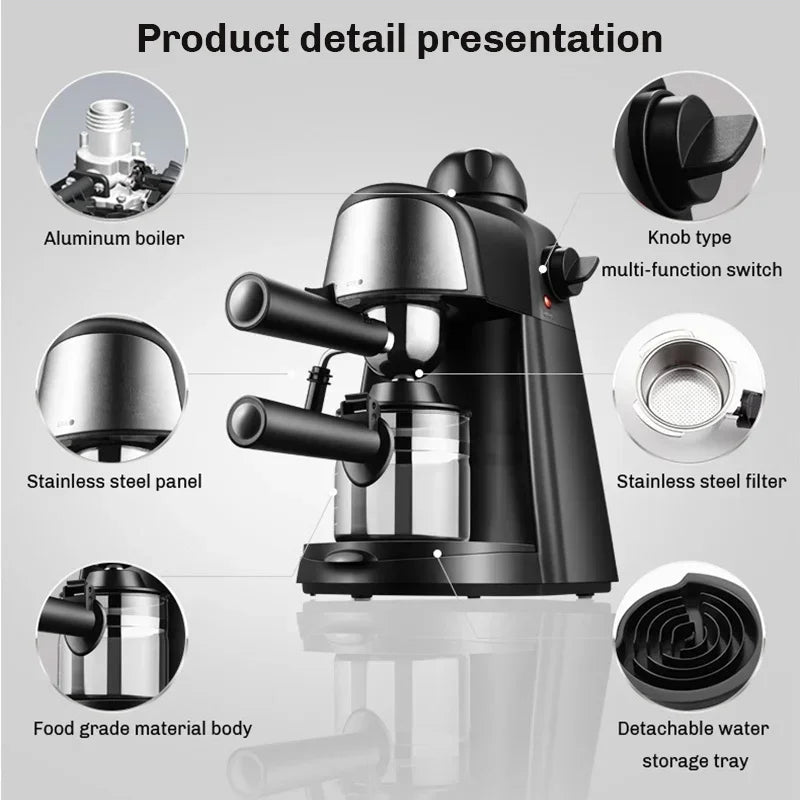 Electric Italian Coffee Machine 5 Bar Professional