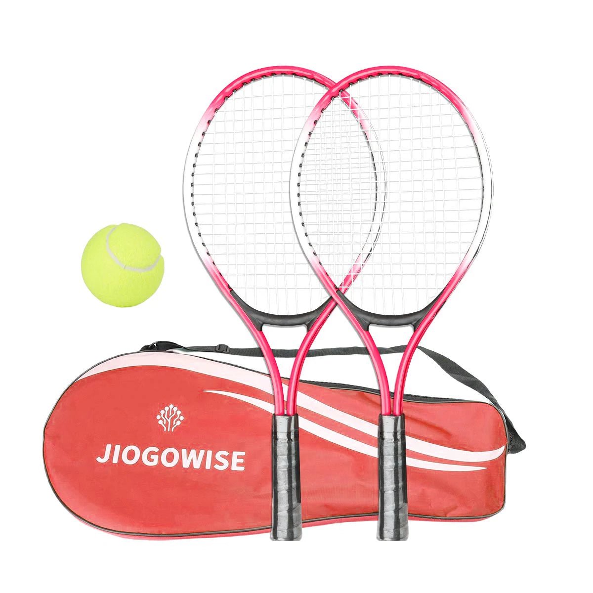 2pcs Tennis Rackets Included Tennis Bag And Tennis Sports Exercise Racquet Set Youth Games Outdoor,Suitable for Beginner - MyLootWare