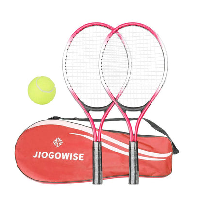 2pcs Tennis Rackets Included Tennis Bag And Tennis Sports Exercise Racquet Set Youth Games Outdoor,Suitable for Beginner - MyLootWare