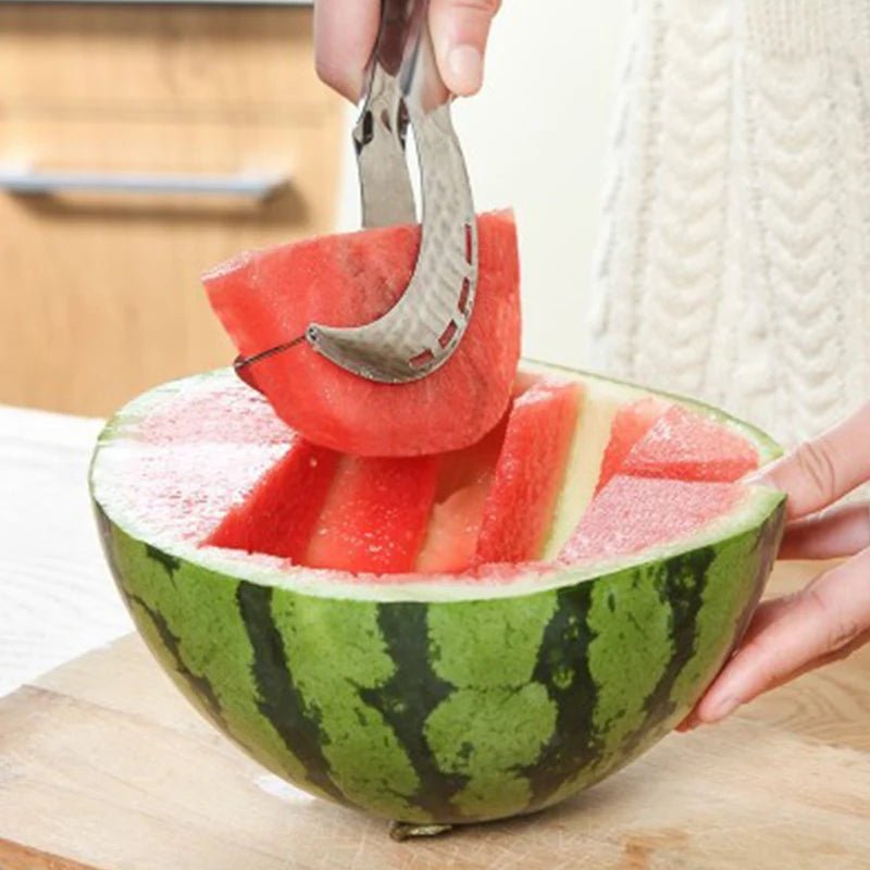 Stainless Steel Watermelon Cutter Knife Kitchen Gadgets Multifunctional Best Kitchen Gadget Home Gadget Kitchen Accessories - MyLootWare