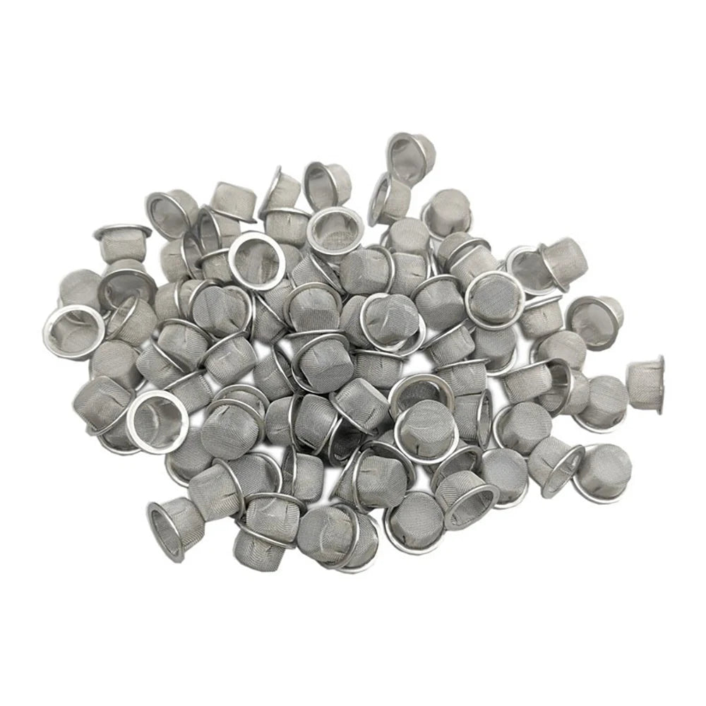 10/30/50Pcs Tobacco Smoking Pipe Metal Filter Screen Steel Mesh Smoking Pipe Filter Tobacco Accessories - MyLootWare