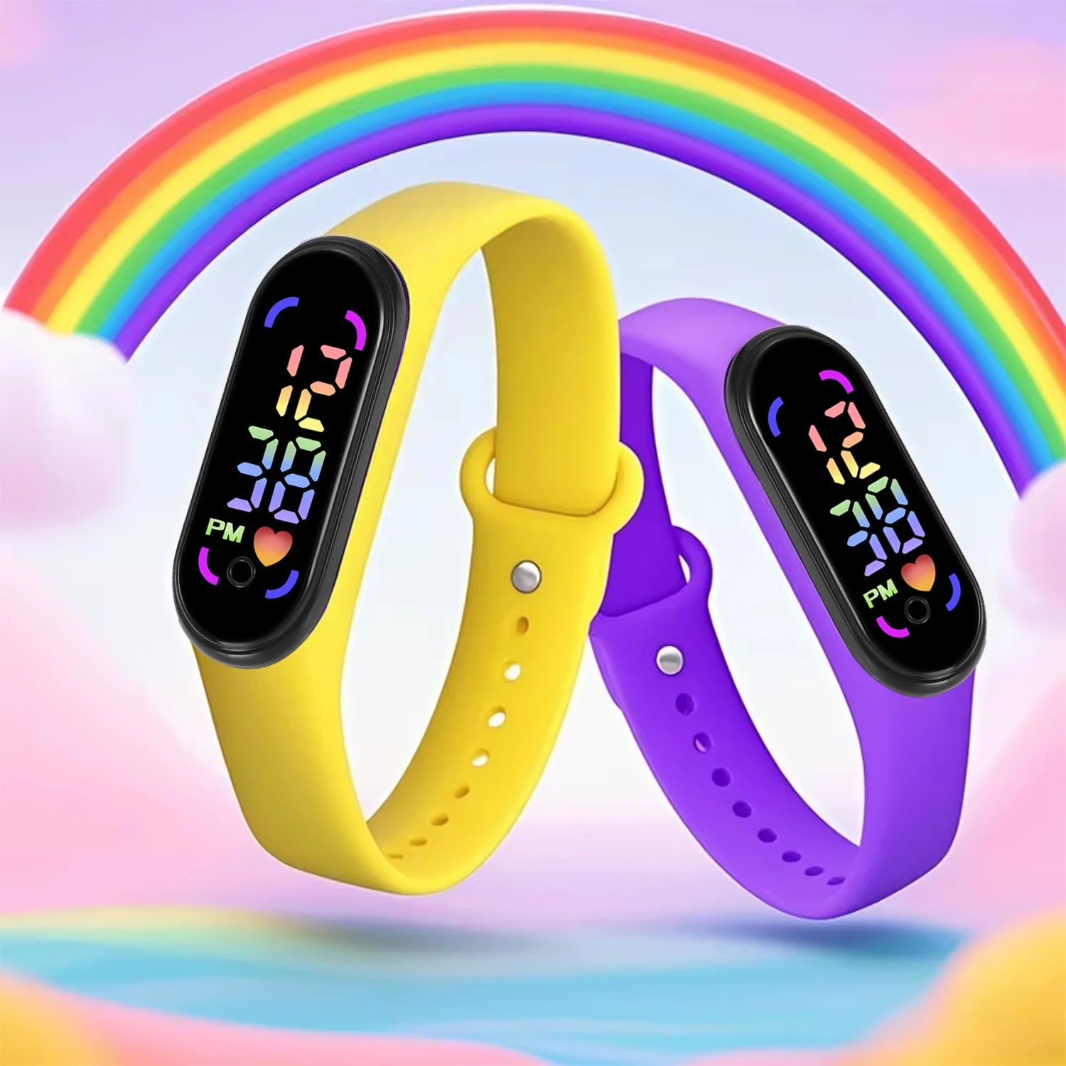 2025 New Smartwatch Movement Watch Synchronous Information Multiple Colors Life Waterproof Smartwatch For Men And Women Students - MyLootWare