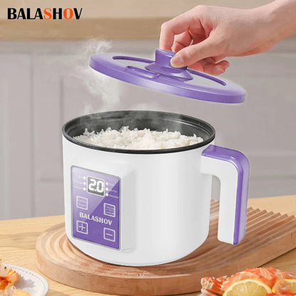 1.7L Electric Rice Cooker Single Double Layer 220V Multi Cooker Non-Stick Smart Mechanical MultiCooker Steamed Rice Pot For Home - MyLootWare
