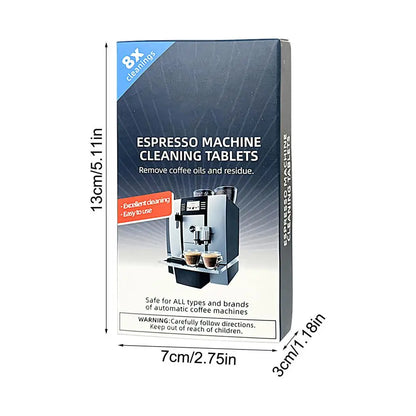 Coffee machine cleaning tablets 8 tablets coffee