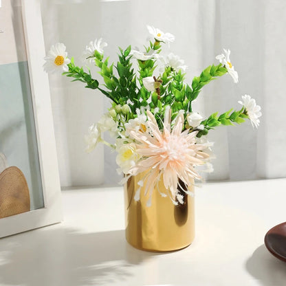 Stainless Steel Pen Holder Gold Pen Cup Exquisite