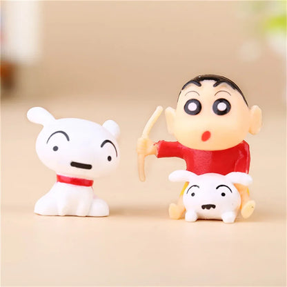 Crayon Shin-chan Saiyan Mini Anime Figures Set
