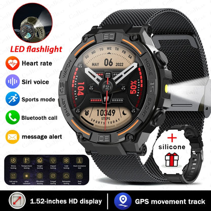 Smartwatch Military Men 360*360 HD Screen