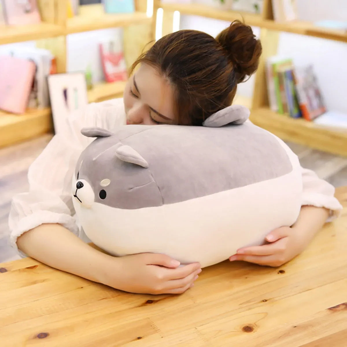 30-50CM Cute Fat Shiba Inu Dog Plush Toy Stuffed Soft Animal Pillow Cushion For Children Kids Birthday Xmas Gifts - MyLootWare