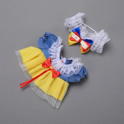 Cute 20cm Cotton Doll Clothes Dresses Children