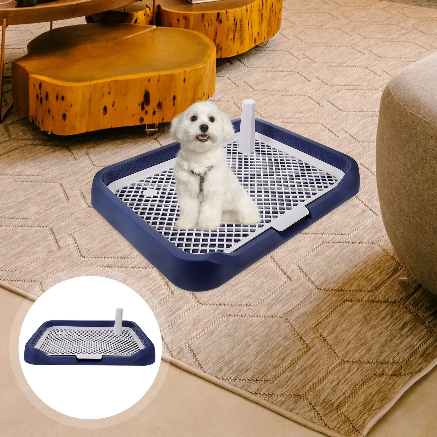 Large Capacity Splash Proof Dog Toilet Puppy Potty