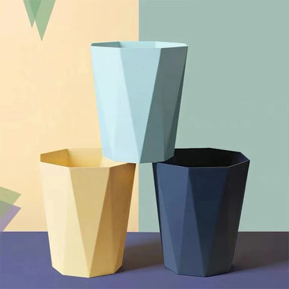 Large-Capacity Plastic Trash Can for Home Use