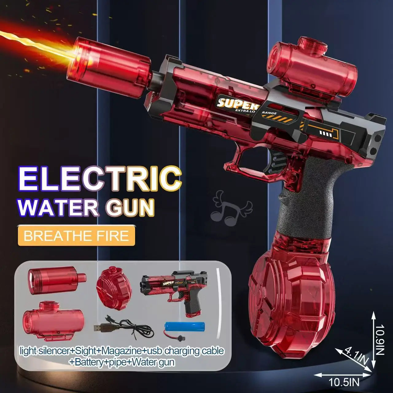 Summer Outdoor Fully Automatic Electric Water Gun