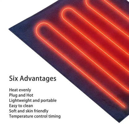 Heated Blanket Mat Portable USB Heating Pad