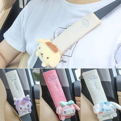 Car Supplies Seat Belt Cover Insurance Shoulder Cover Auto Seat Belt Shoulder Pad Decoration Couple Car Interior Accessories - MyLootWare