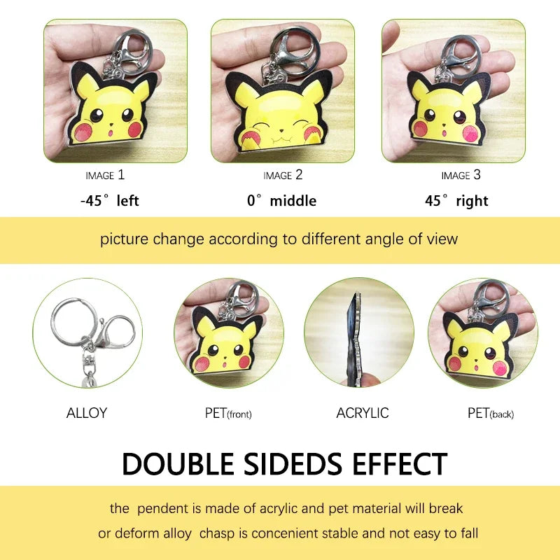 Dragon Ball Broly Anime  3D Motion Key Chains