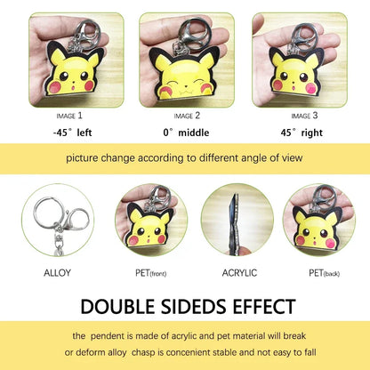 Dragon Ball Broly Anime  3D Motion Key Chains