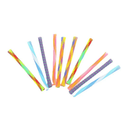 Cat Toys Colorful Spring Hose Kitten Grinding Claw Telescopic Spring Chew Toy Pet Interactive Training Chase Toys Pet Supplies - MyLootWare
