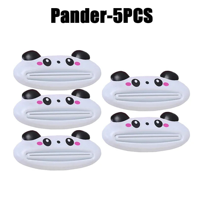 Cartoon Animal Toothpaste Squeezer Easy Use For Children Dispenser Kitchen Gadget Useful Home Tools Bathroom Plastic Tooth Paste - MyLootWare