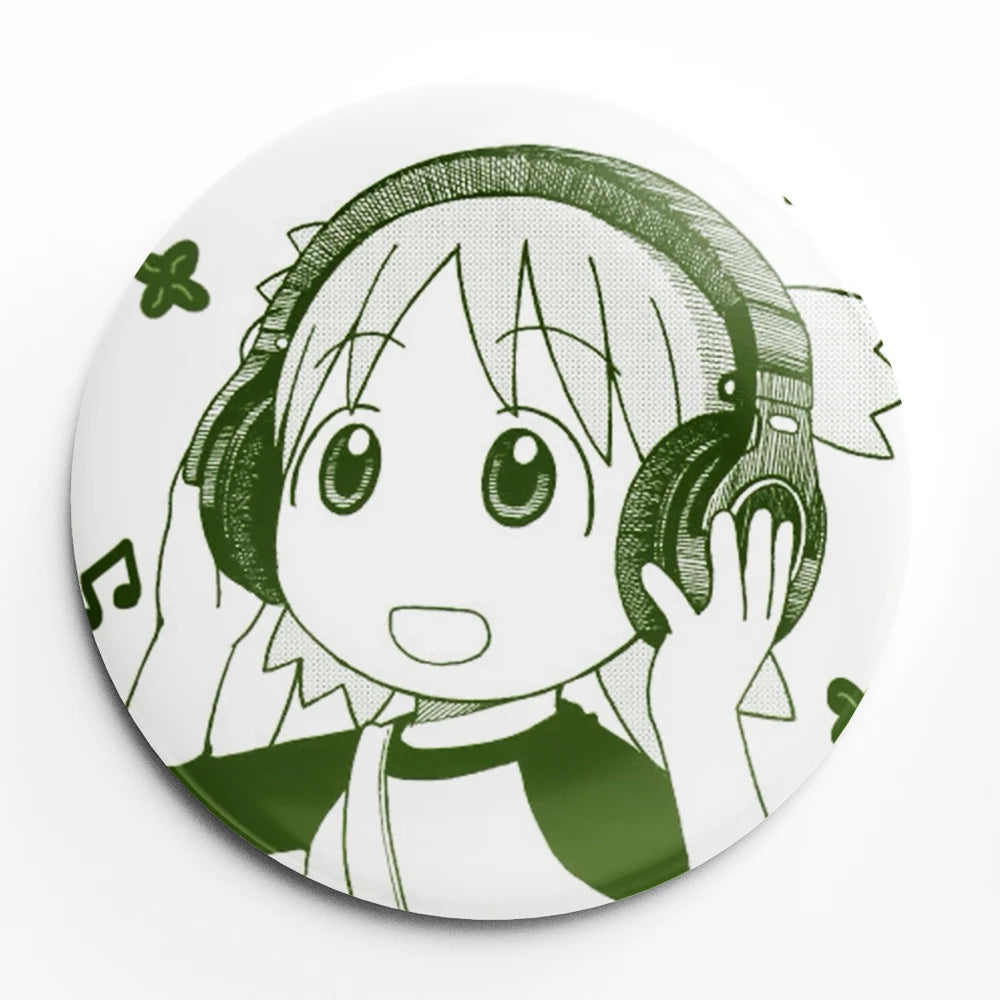 Yotsuba Anime Cartoon Soft Button Lapel Anime Pin