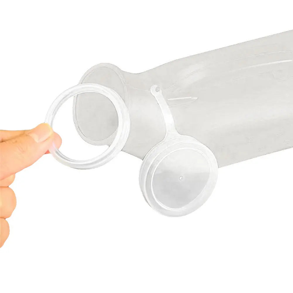 1200ml Portable Men Mobile Toilet Urinals Car Travel Urine Pee Handle Urinal Storage Urinary Bottle Disability Old Man Helper - MyLootWare