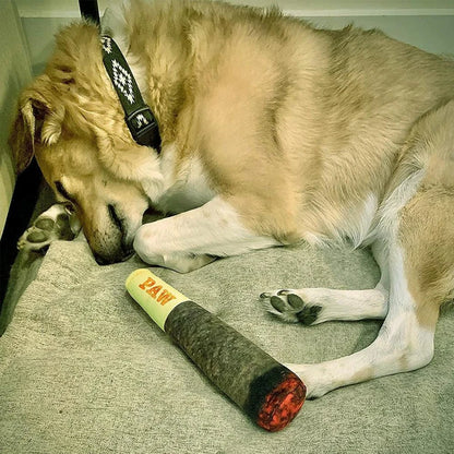 Funny Interactive Dog Toys - Cigar Design Plush