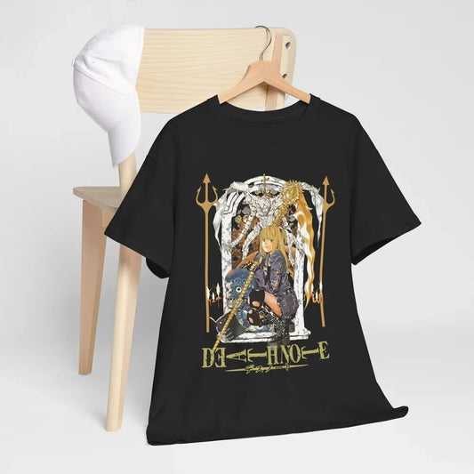 Misa Amane Black Cotton Anime T-Shirt Death Note