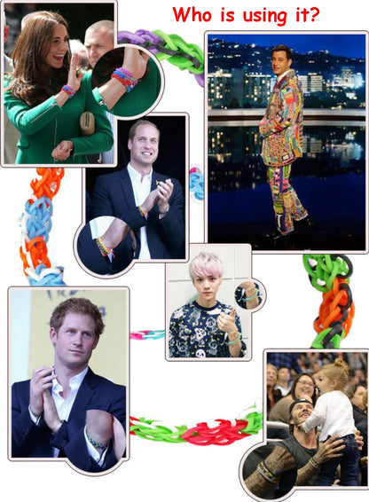 DIY Loom Rubber Band Bracelet Girls Boys