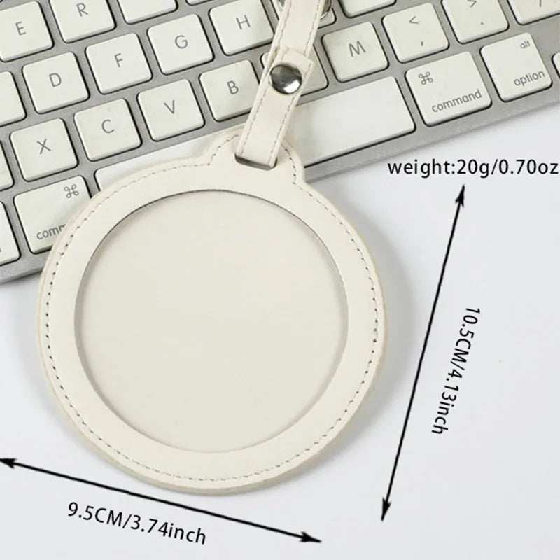 58/75mm Round Badge Protective Case Transparent Window Fan Supplies Waterproof Badge Display Bag Hangable Portable - MyLootWare