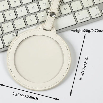 58/75mm Round Badge Protective Case Transparent Window Fan Supplies Waterproof Badge Display Bag Hangable Portable - MyLootWare