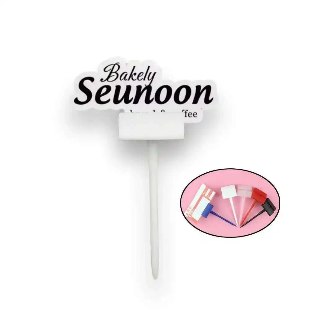 50pcs Memo Display Food Cake Bread Bakery Ticket Pins Spike Plastic Pricing Needles Card Spike Price Tag Holder Label - MyLootWare