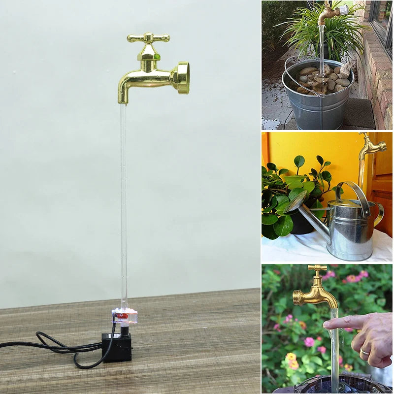Invisible Flowing Spout Watering Can Fountain