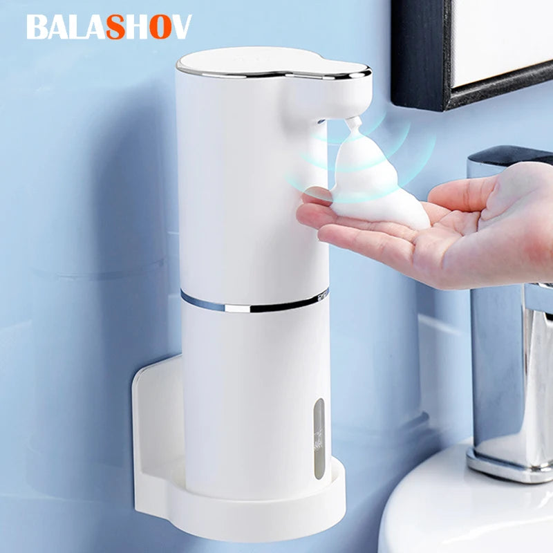White 300ML Automatic Foam Soap Dispensers Smart