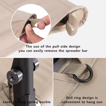 Camping Cot Outdoor Exquisite Camping Folding Bed Lightweight and Portable Car Picnic Seating Stable and Comfortable Single Bed - MyLootWare