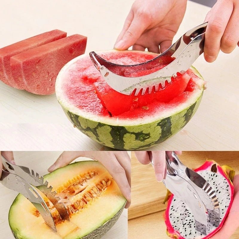 Stainless Steel Watermelon Cutter Knife Kitchen Gadgets Multifunctional Best Kitchen Gadget Home Gadget Kitchen Accessories - MyLootWare