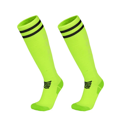 Towel Bottom Soccer Socks Breathable Knee High