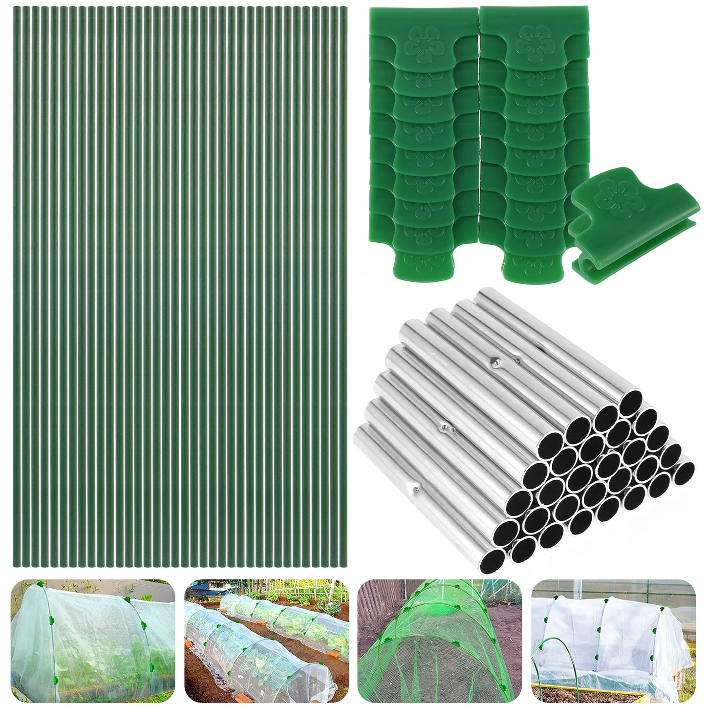 Greenhouse Hoops Frame Tunnel Kit 17 Inches Long