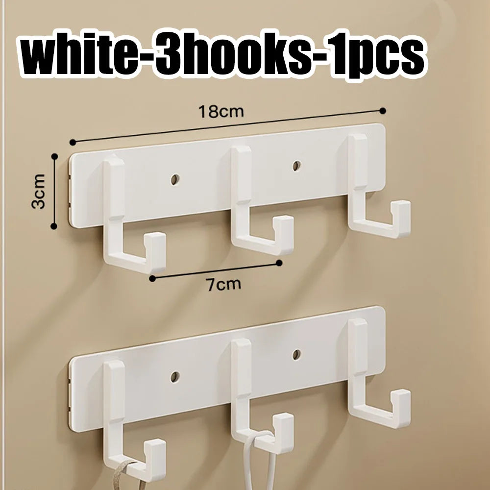 Hook strong adhesive wall mounted towel bathroom